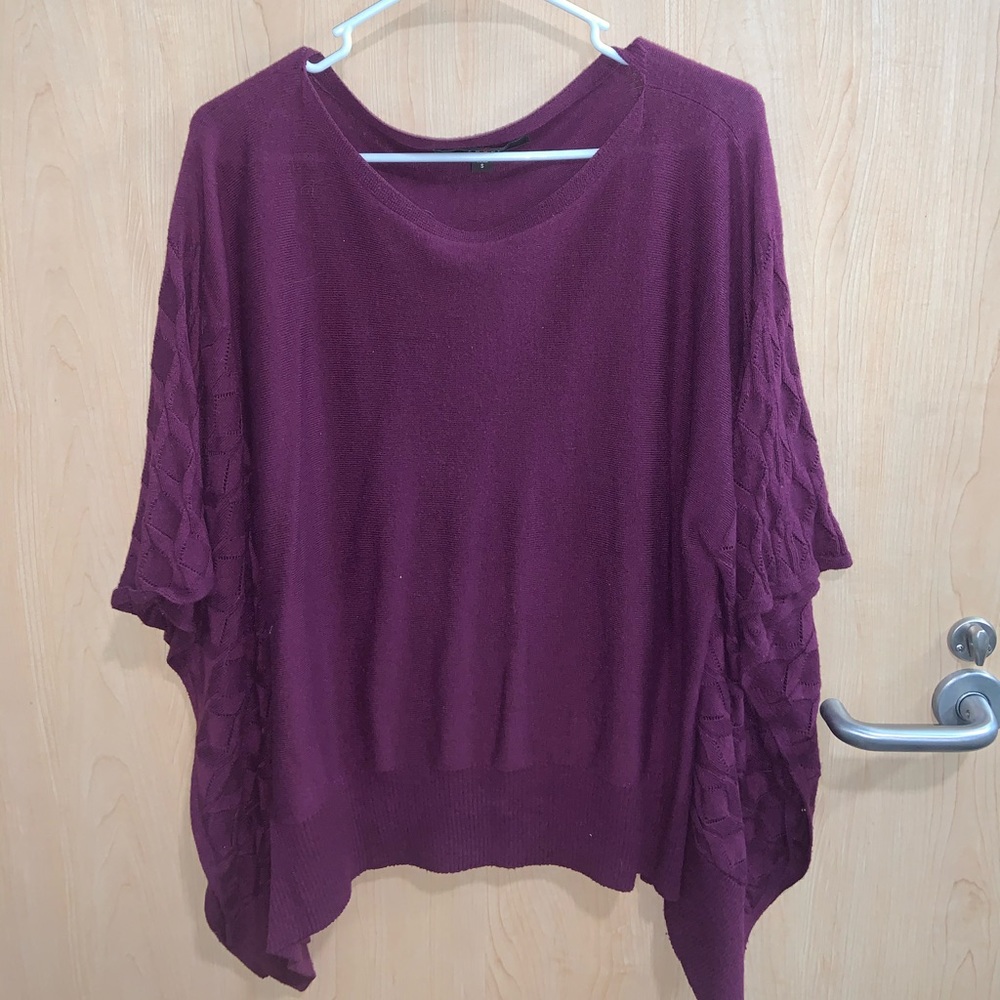 Fever Burgundy blouse. Size S.